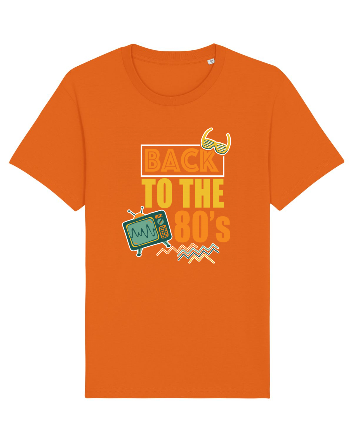 Tricou mânecă scurtă Unisex Rocker Bright Orange