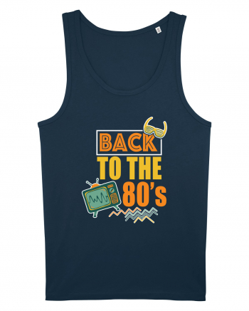 Back To The 80s Vintage Style Navy