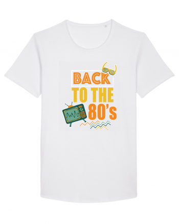Back To The 80s Vintage Style White