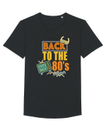 Back To The 80s Vintage Style Tricou mânecă scurtă guler larg Bărbat Skater