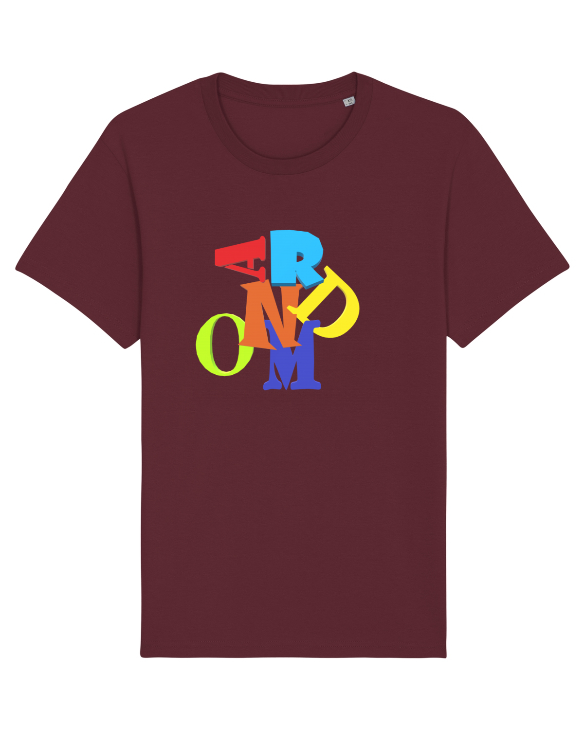 Tricou mânecă scurtă Unisex Rocker Burgundy