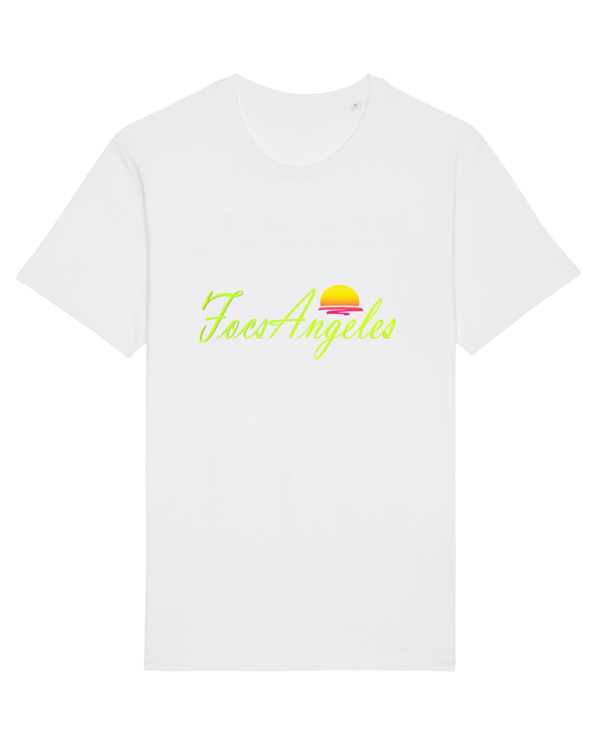 Tricou mânecă scurtă Unisex Rocker White