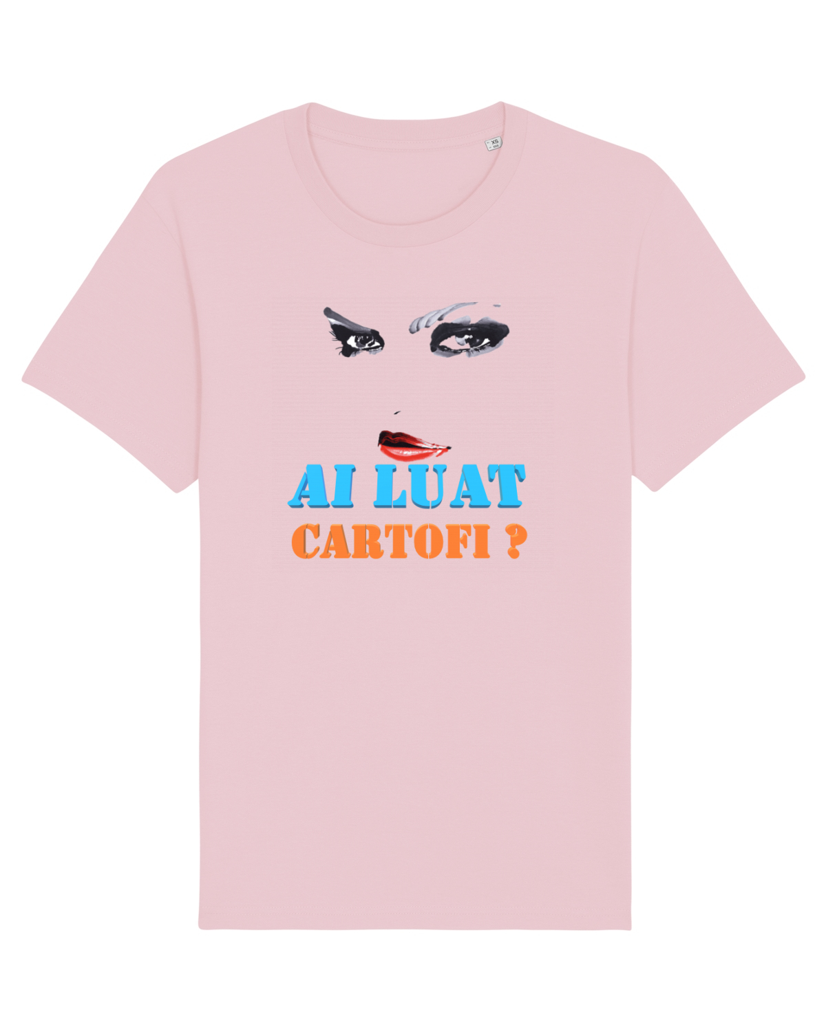 Tricou mânecă scurtă Unisex Rocker Cotton Pink