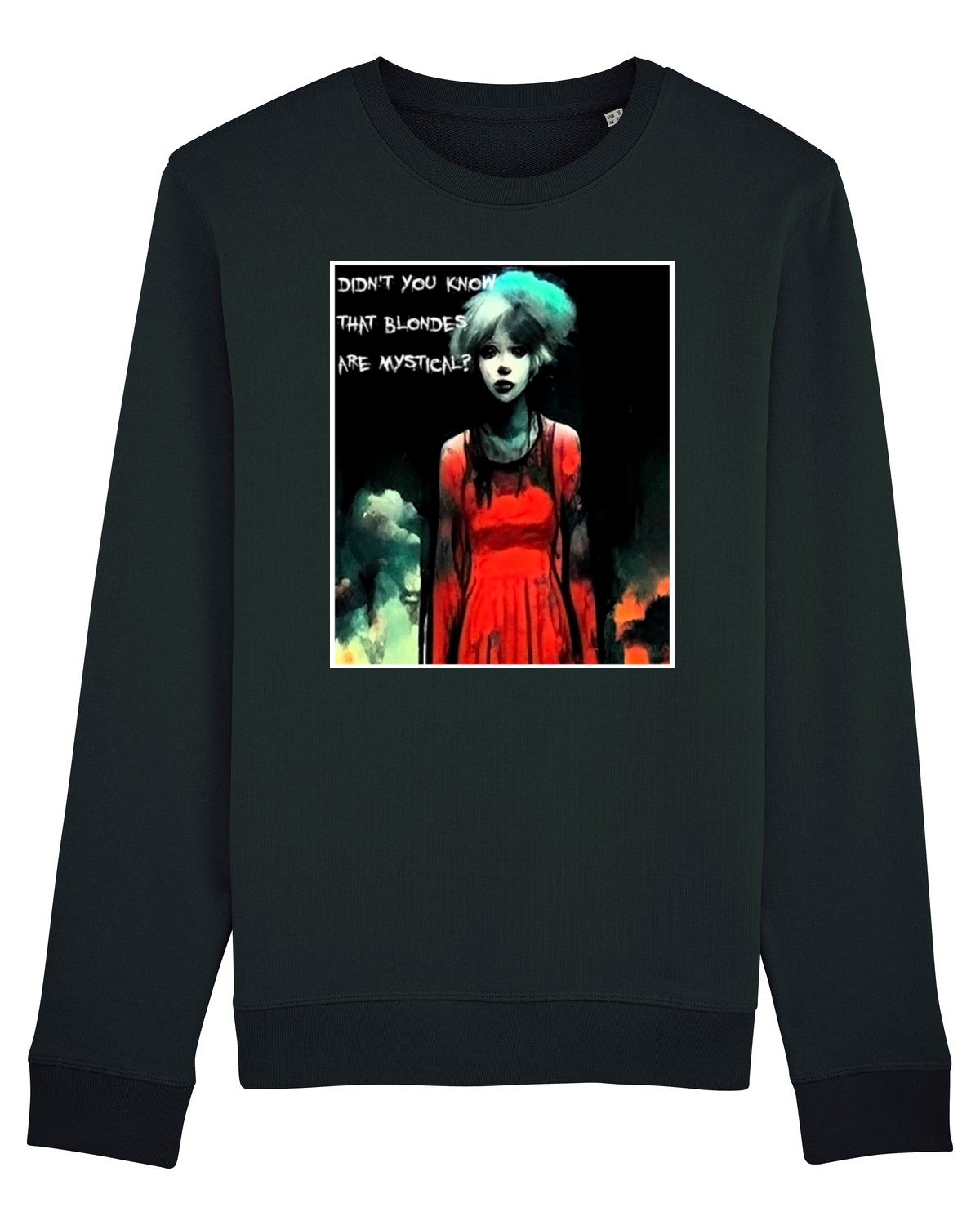Bluză mânecă lungă Unisex Rise Black