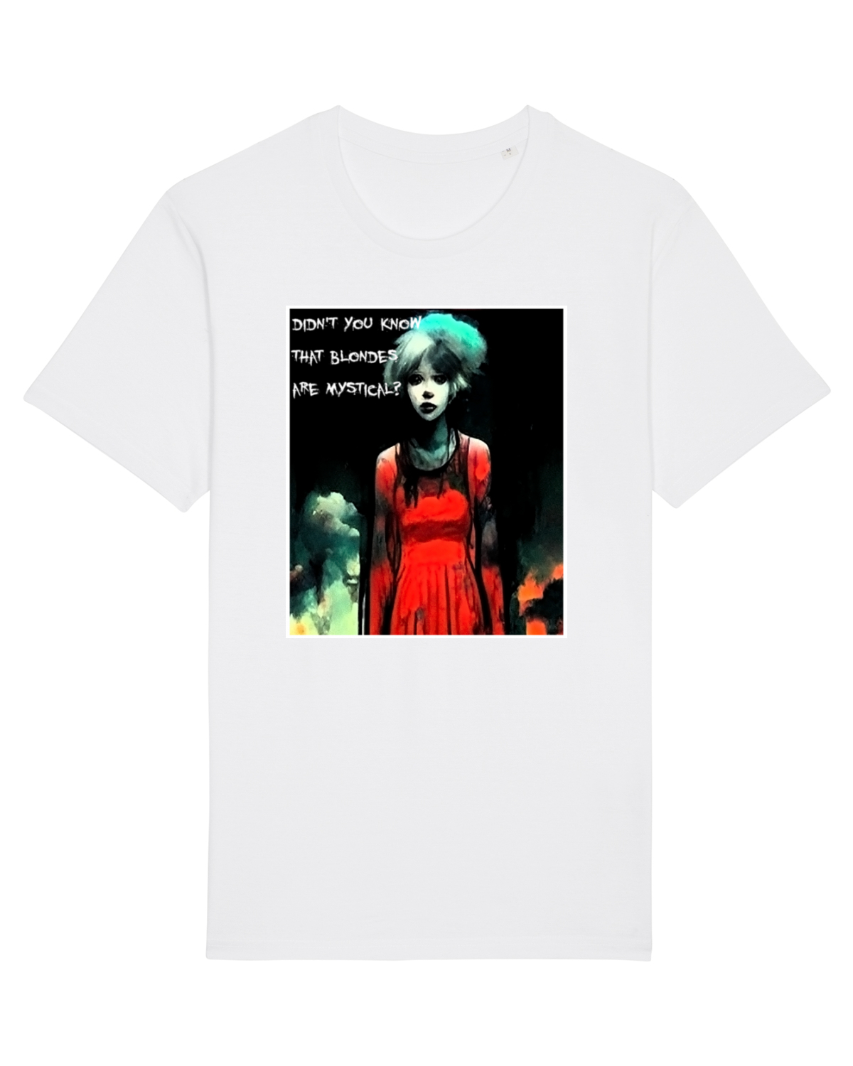 Tricou mânecă scurtă Unisex Rocker White