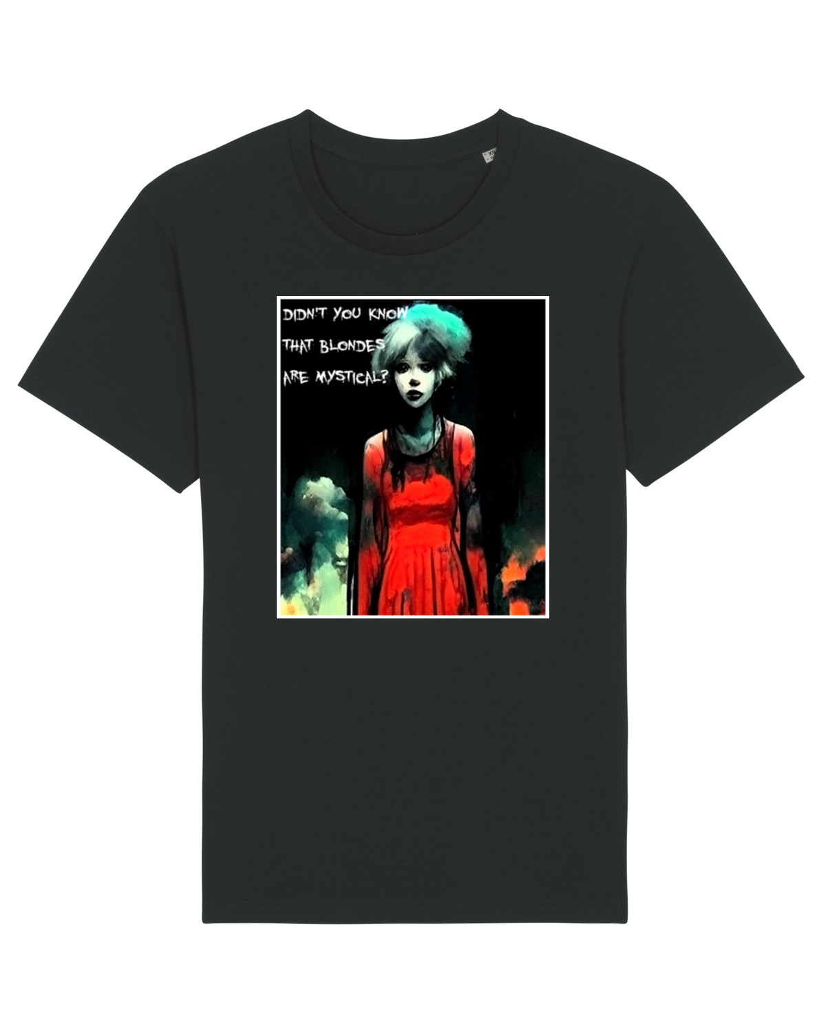Tricou mânecă scurtă Unisex Rocker Black