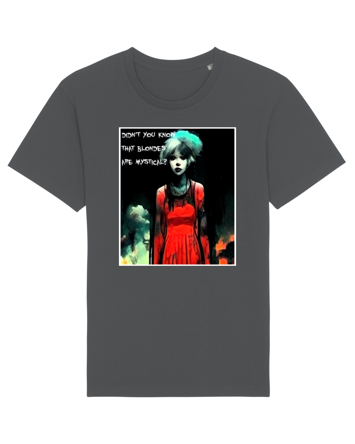 Tricou mânecă scurtă Unisex Rocker Anthracite