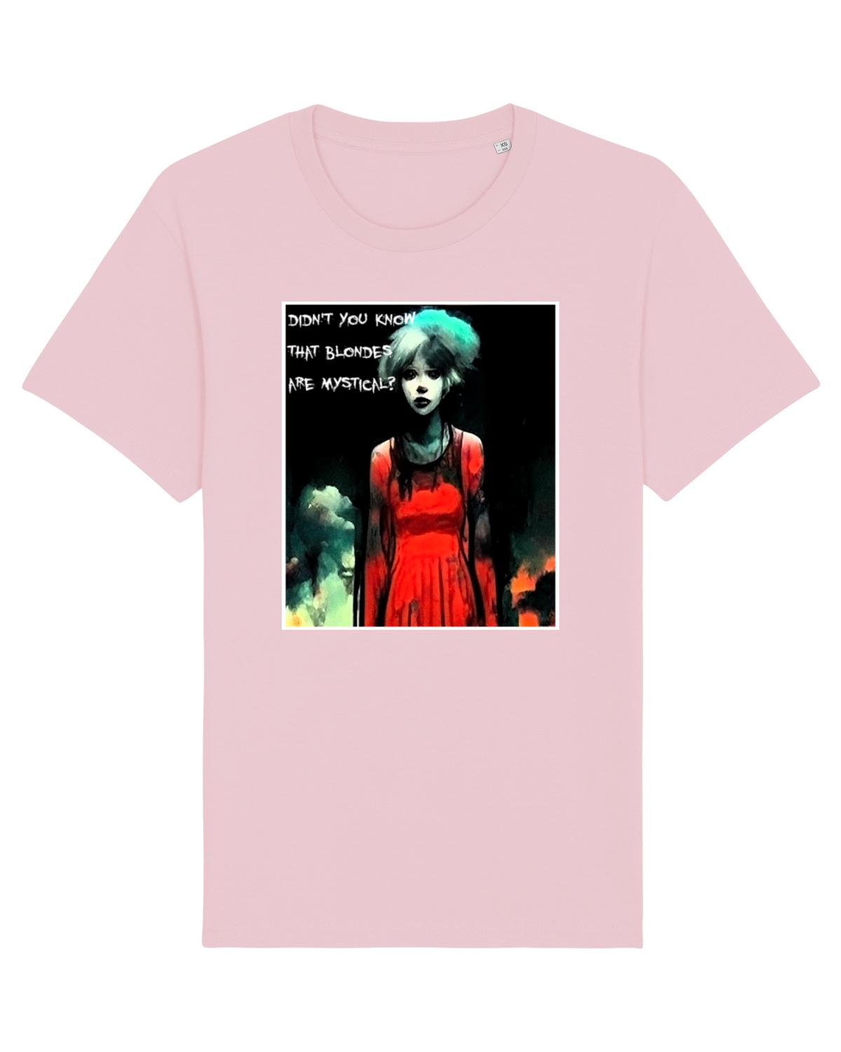 Tricou mânecă scurtă Unisex Rocker Cotton Pink