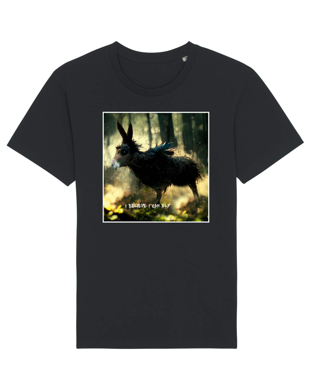 Tricou mânecă scurtă Unisex Rocker Black