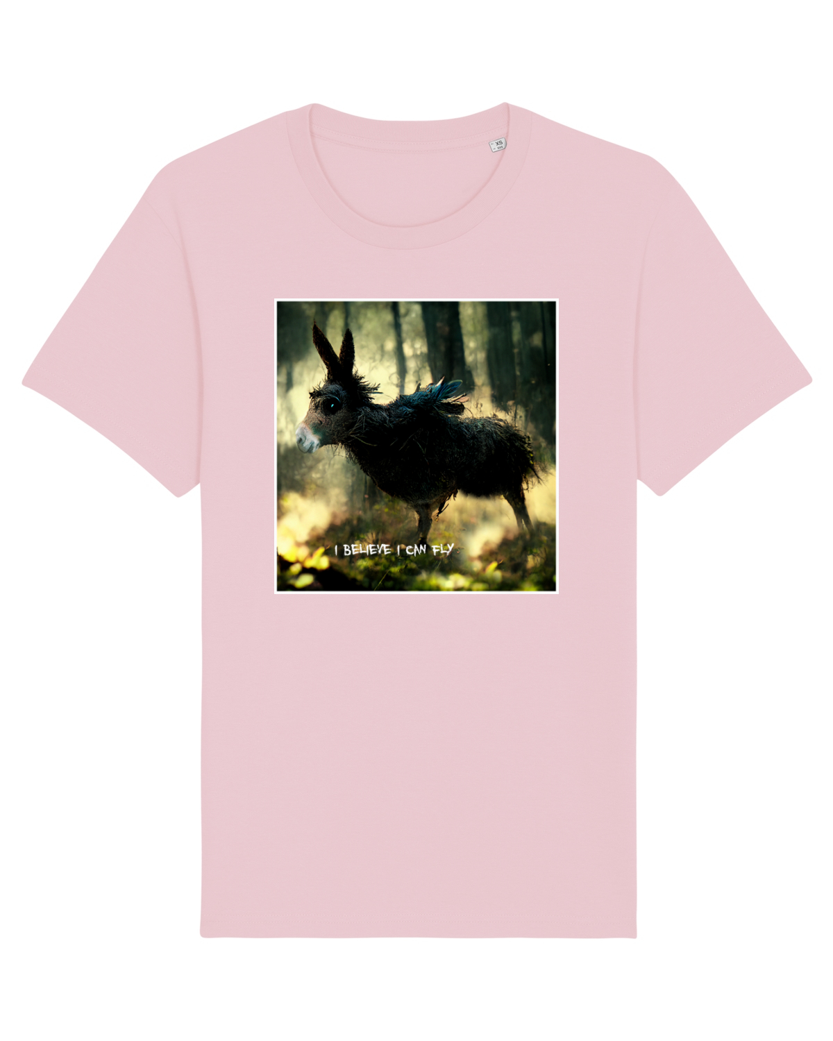 Tricou mânecă scurtă Unisex Rocker Cotton Pink