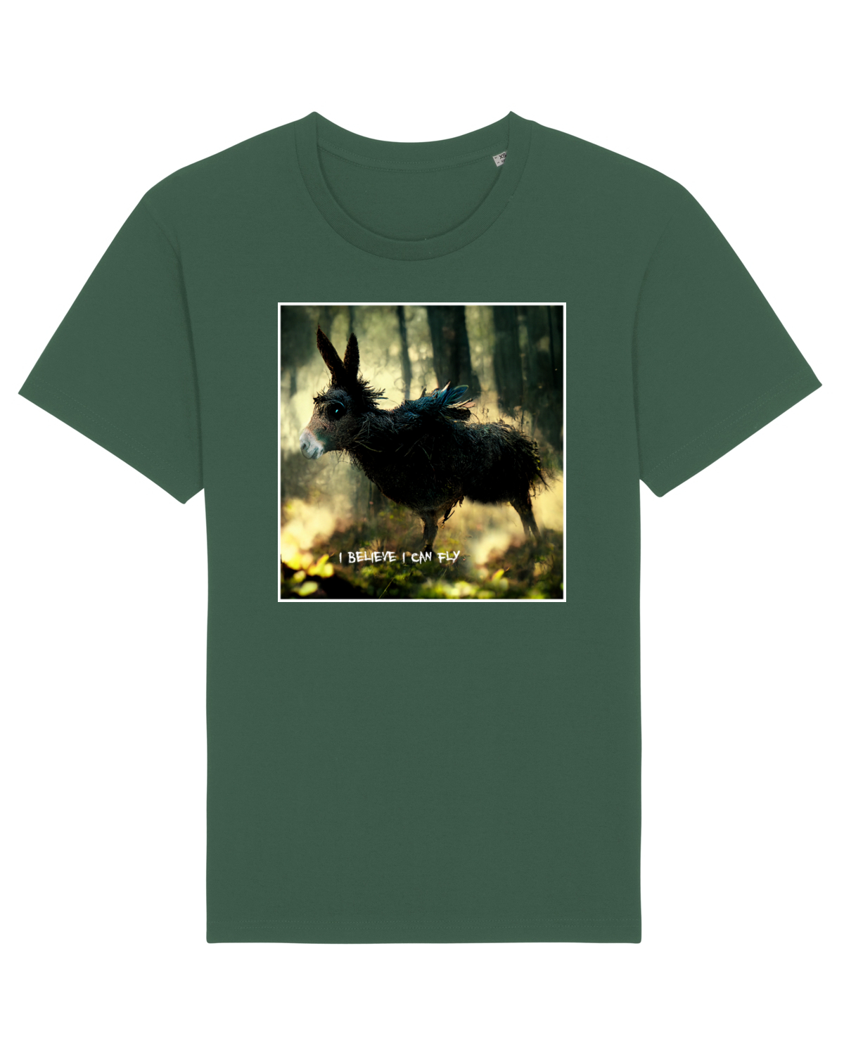 Tricou mânecă scurtă Unisex Rocker Bottle Green