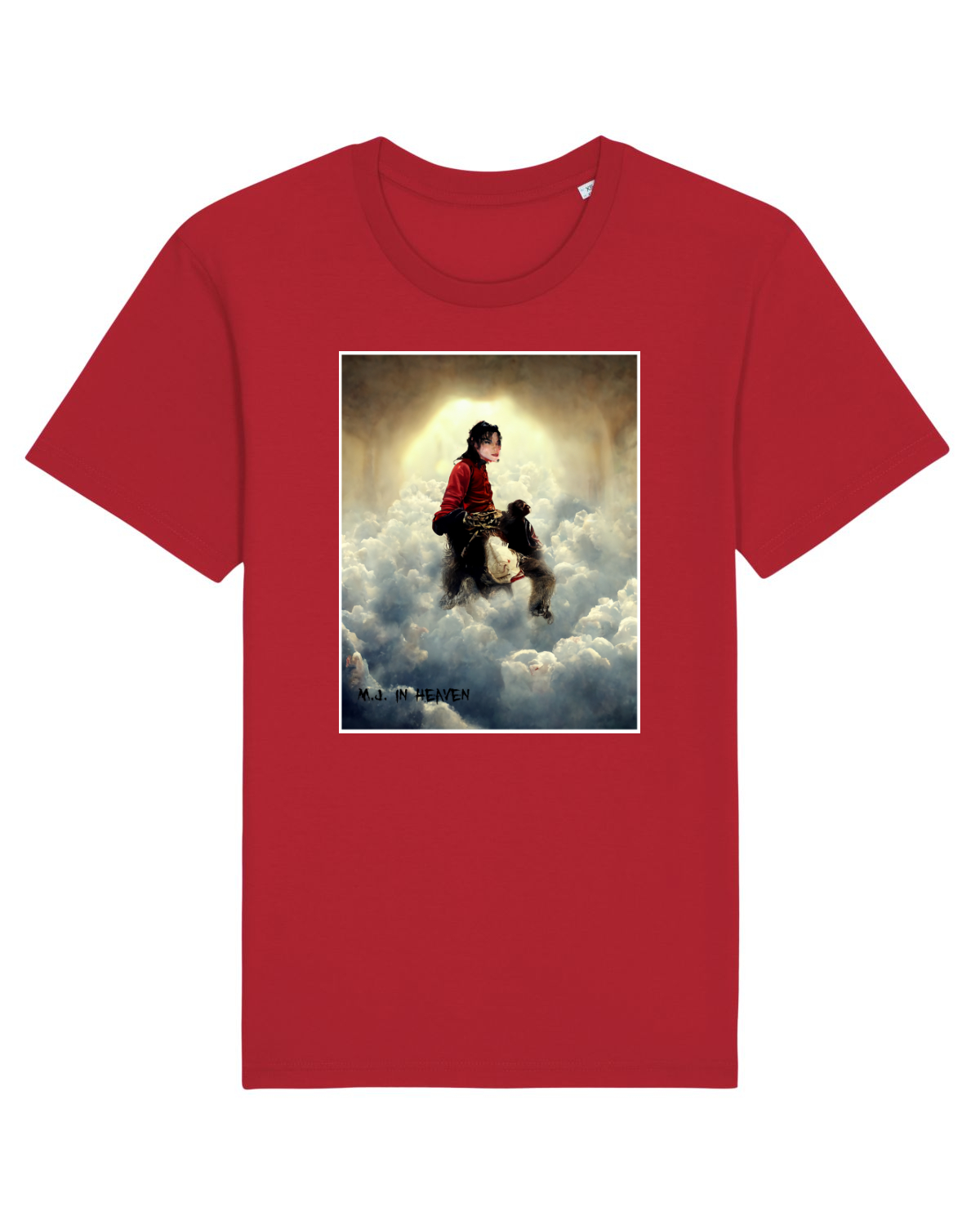 Tricou mânecă scurtă Unisex Rocker Red
