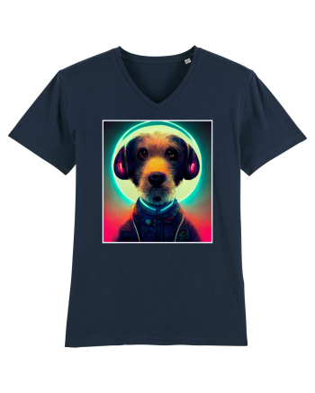 cute dog dj French Navy