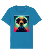 cute dog dj Tricou mânecă scurtă Unisex Rocker