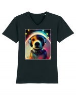 dj dog Tricou mânecă scurtă guler V Bărbat Presenter