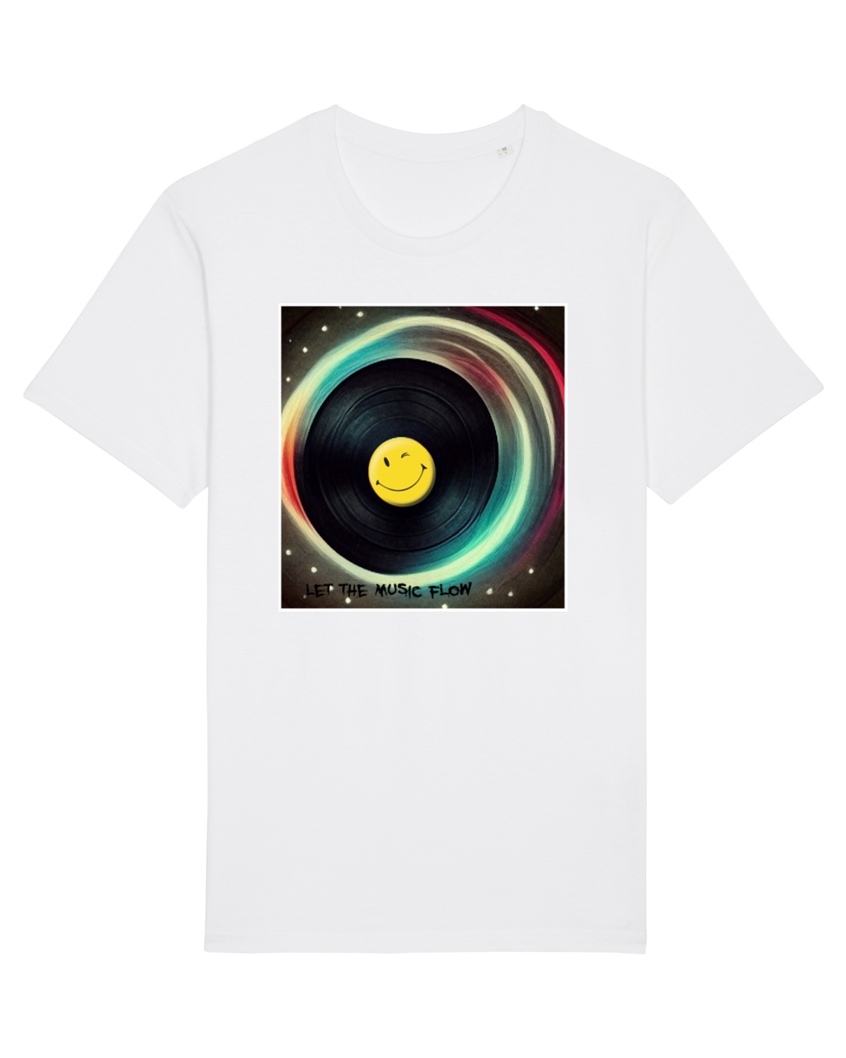 Tricou mânecă scurtă Unisex Rocker White