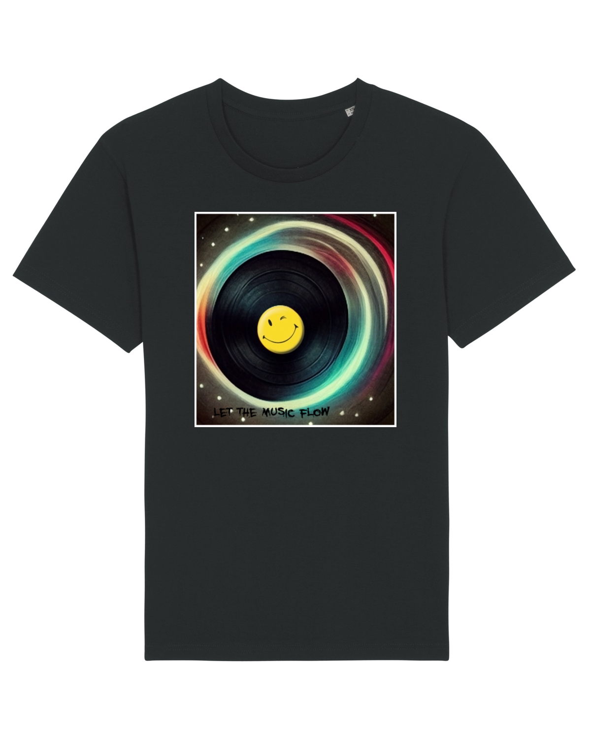 Tricou mânecă scurtă Unisex Rocker Black