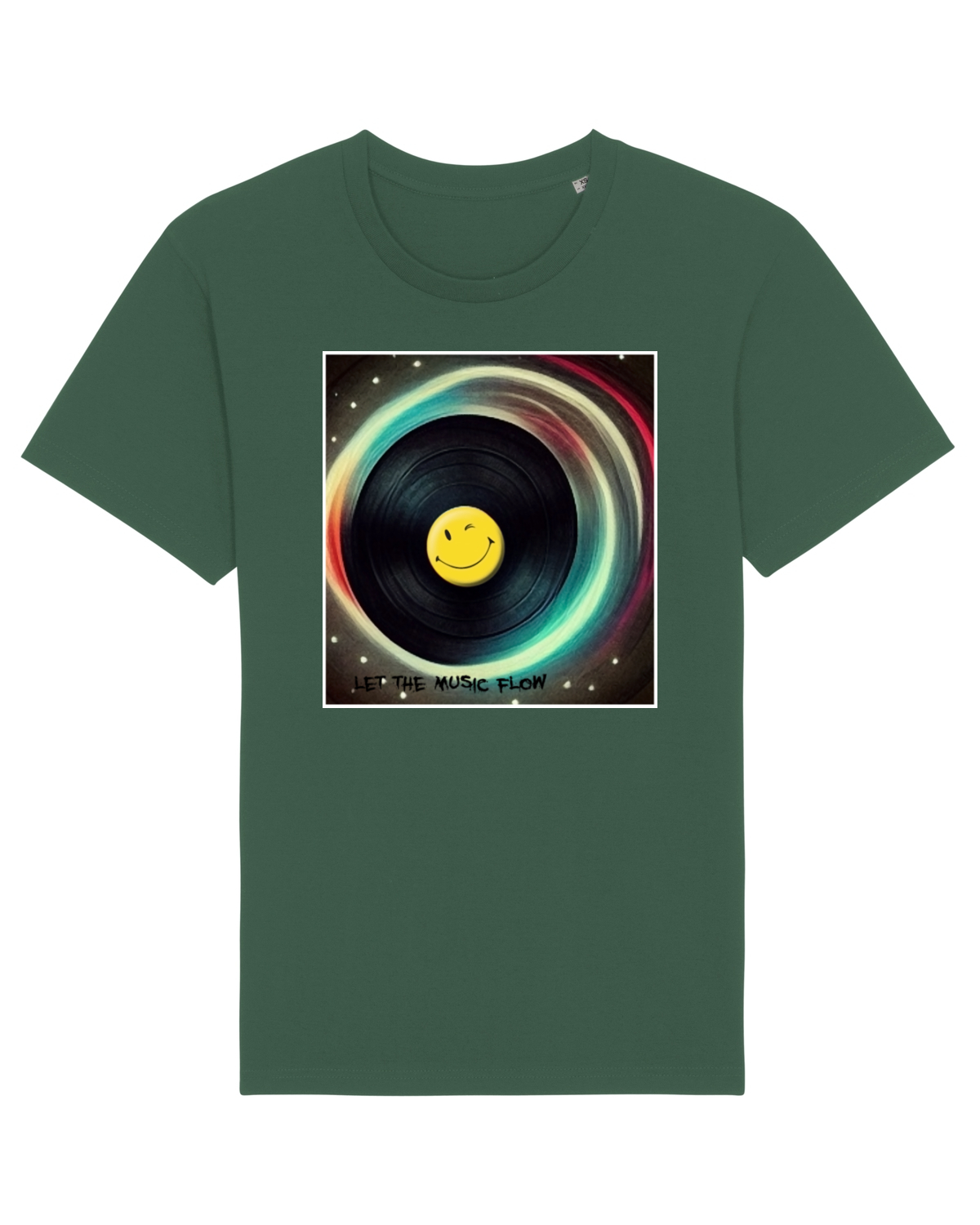 Tricou mânecă scurtă Unisex Rocker Bottle Green