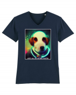 dogs lover Tricou mânecă scurtă guler V Bărbat Presenter