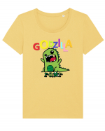 Godzilla Tricou mânecă scurtă guler larg fitted Damă Expresser