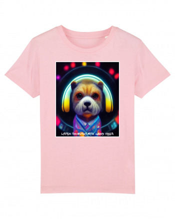 disco dog Cotton Pink