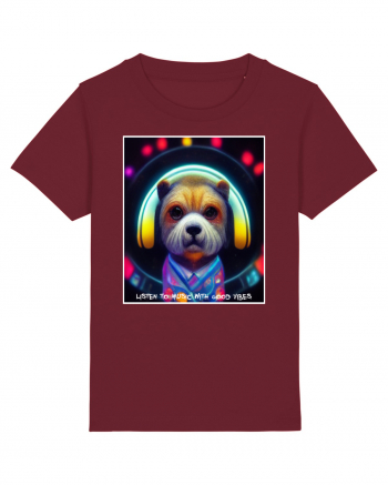 disco dog Burgundy