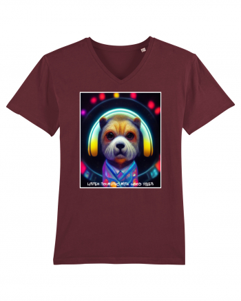 disco dog Burgundy