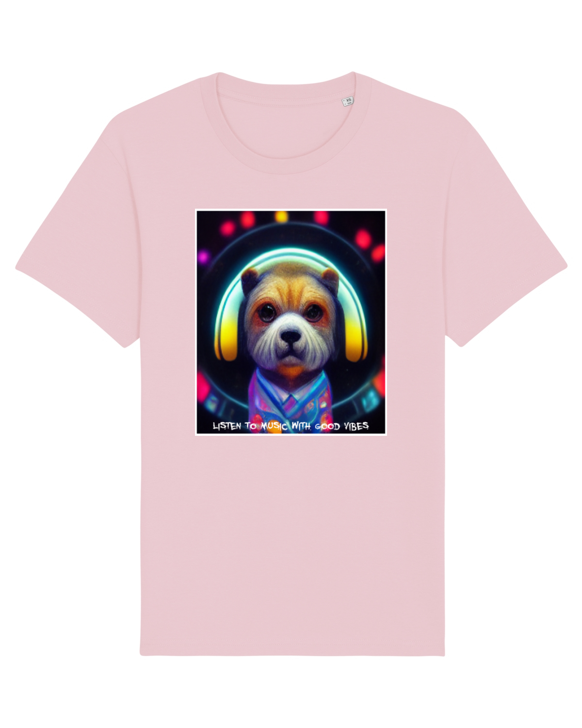 Tricou mânecă scurtă Unisex Rocker Cotton Pink