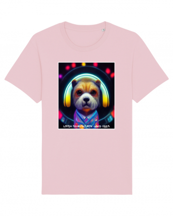 disco dog Cotton Pink