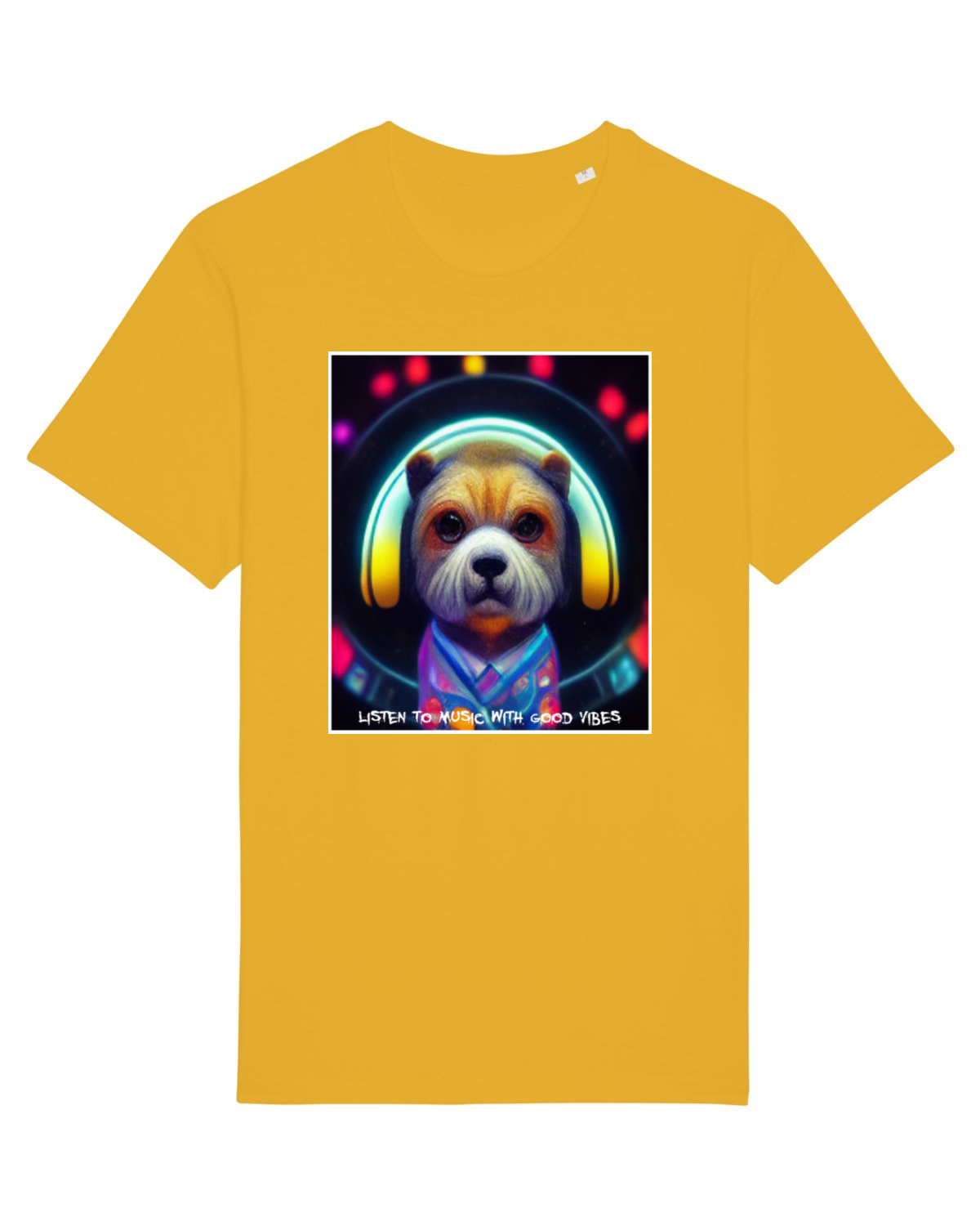 Tricou mânecă scurtă Unisex Rocker Spectra Yellow