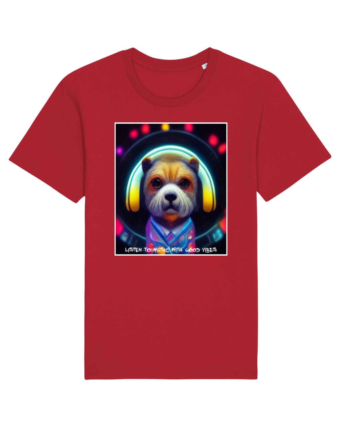 Tricou mânecă scurtă Unisex Rocker Red