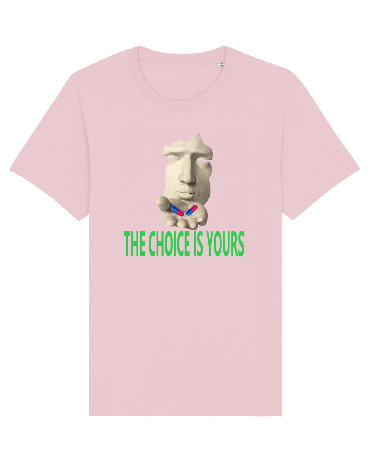 Tricou mânecă scurtă Unisex Rocker Cotton Pink