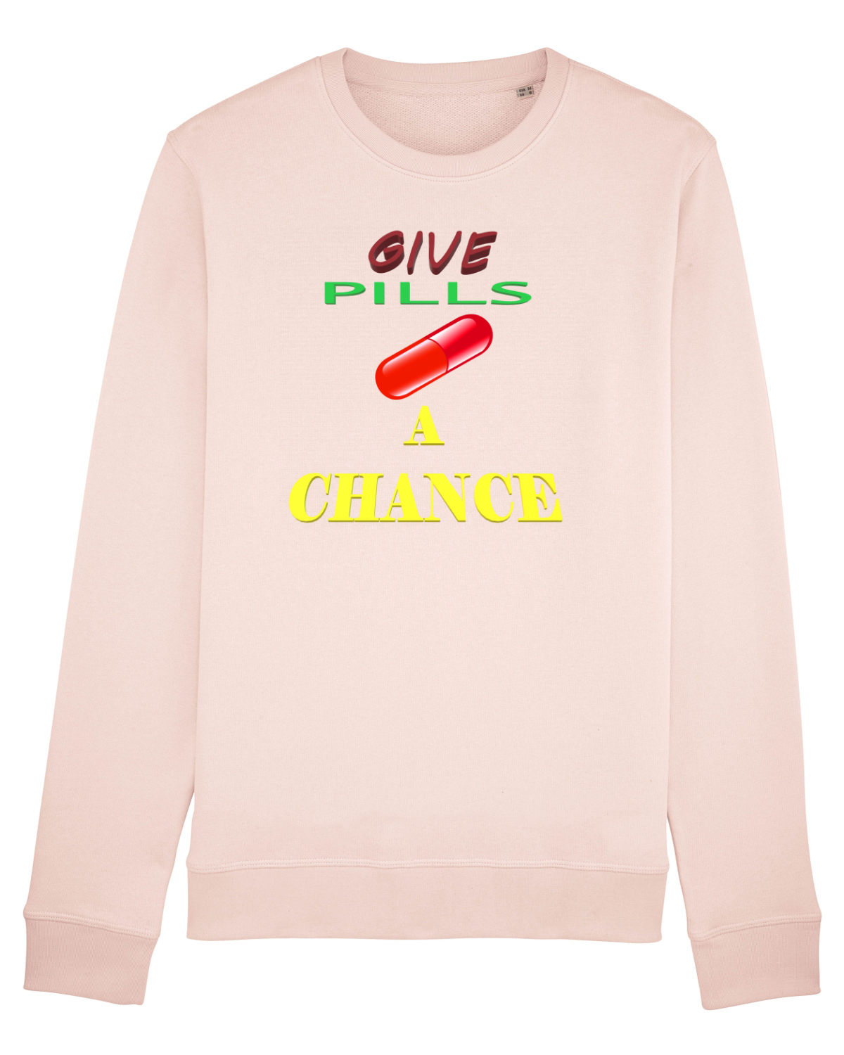 Bluză mânecă lungă Unisex Rise Candy Pink