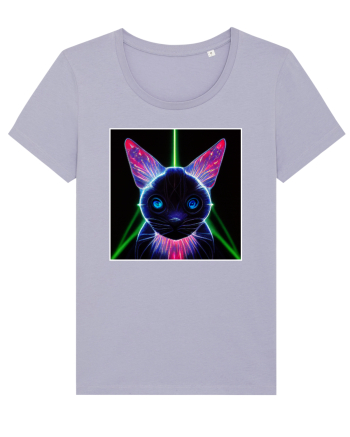 neon cat Lavender