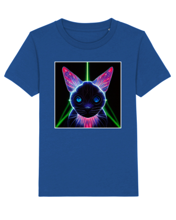 neon cat Majorelle Blue