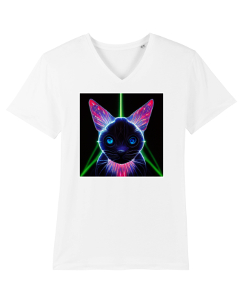 neon cat White