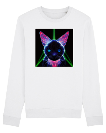 neon cat White