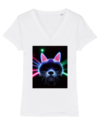 disco cat White