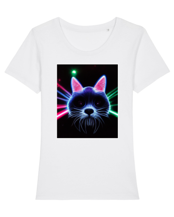 disco cat White