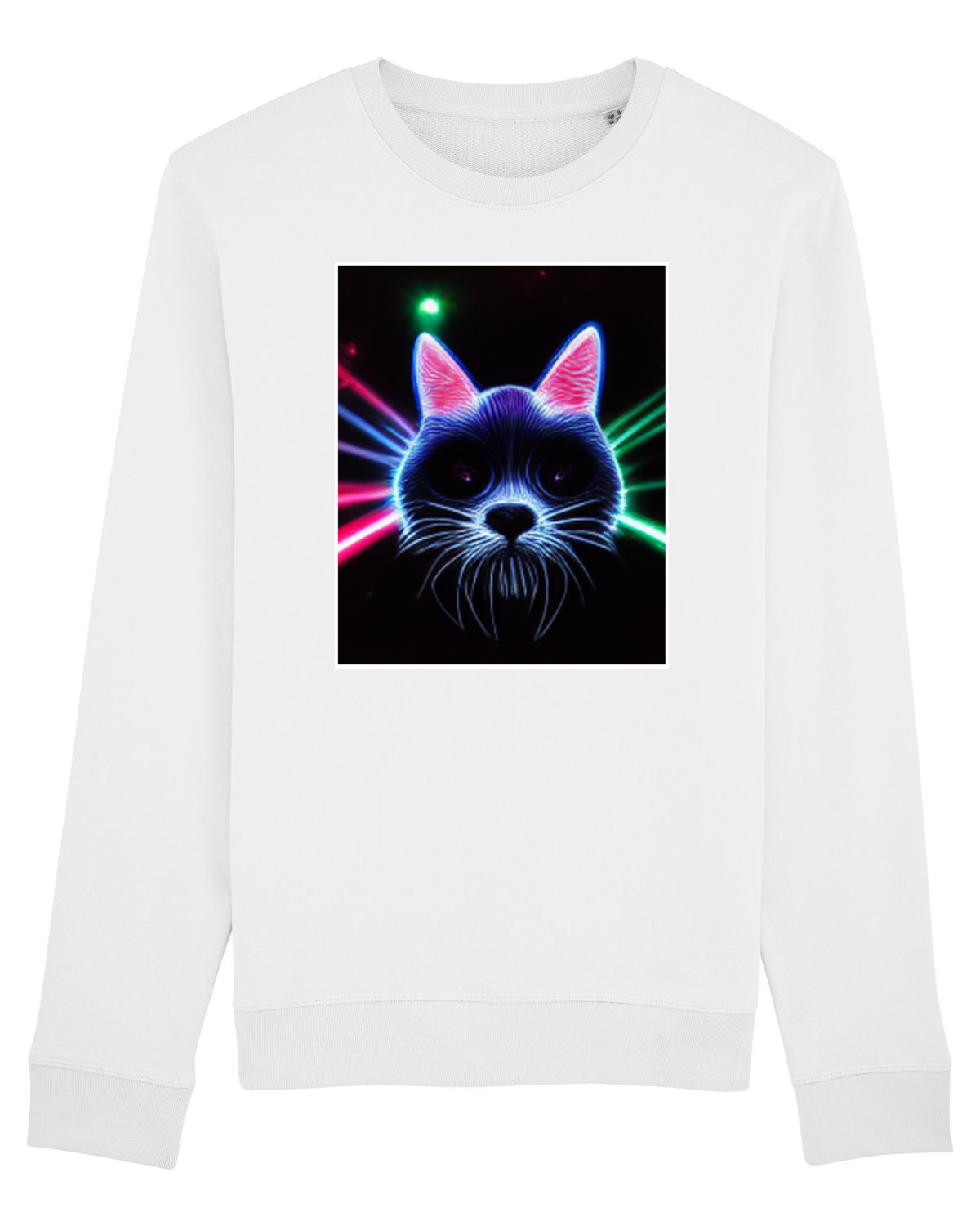 Bluză mânecă lungă Unisex Rise White