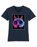 electro cat Tricou mânecă scurtă guler V Bărbat Presenter