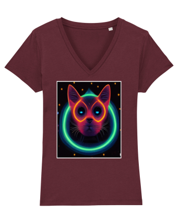 disco cat Burgundy
