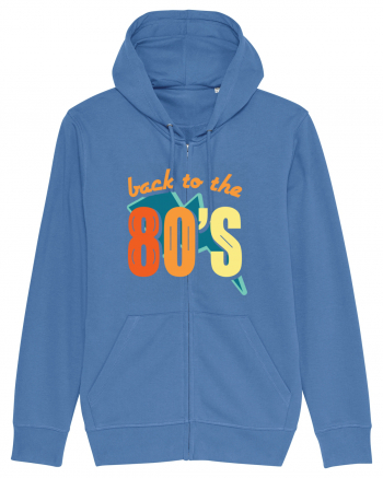 Back To The 80s Vintage Bright Blue