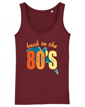 Back To The 80s Vintage Burgundy