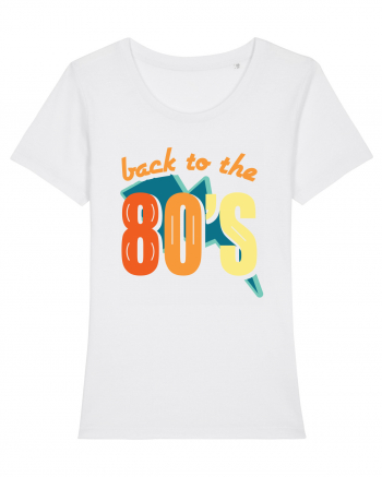 Back To The 80s Vintage White