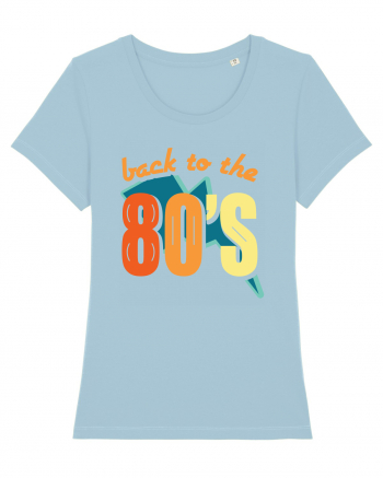 Back To The 80s Vintage Sky Blue