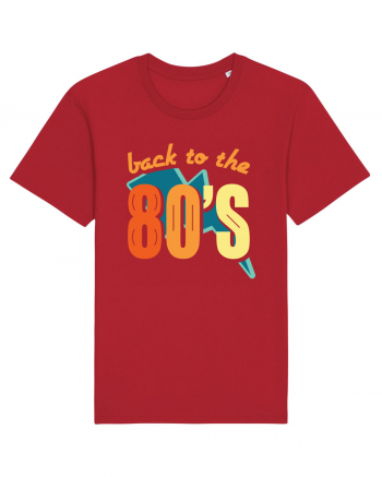 Back To The 80s Vintage Red