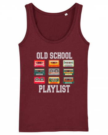 Cassette Tape Music Old School Playlist Burgundy