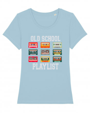 Cassette Tape Music Old School Playlist Sky Blue