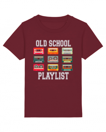 Cassette Tape Music Old School Playlist Burgundy